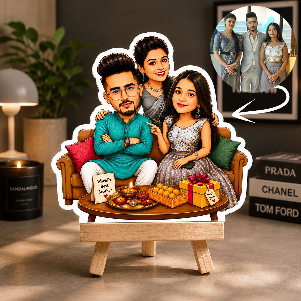 BHAI-BHABHI & BEHAN TRIO